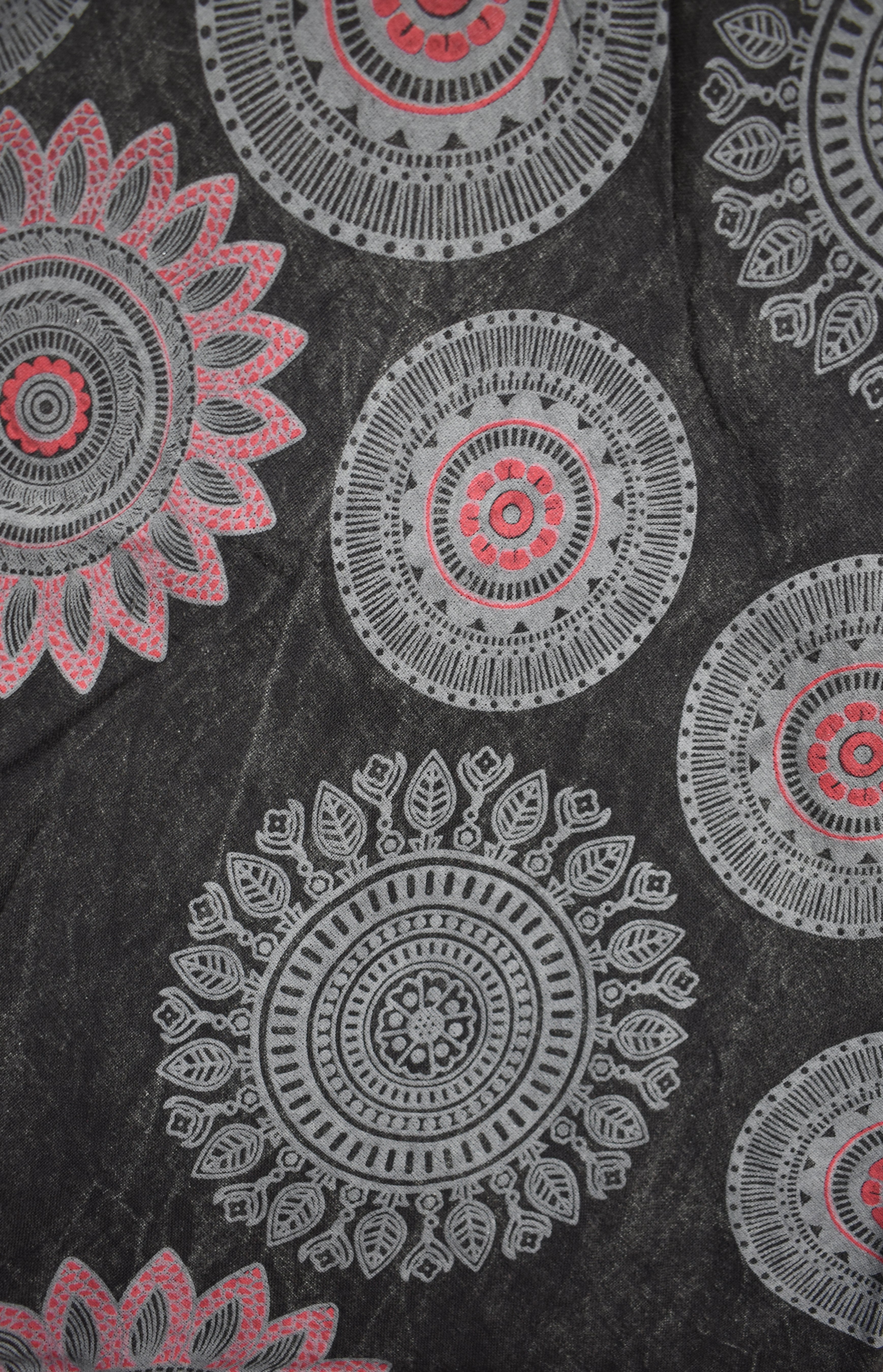 Circle Mandala Print Skirt