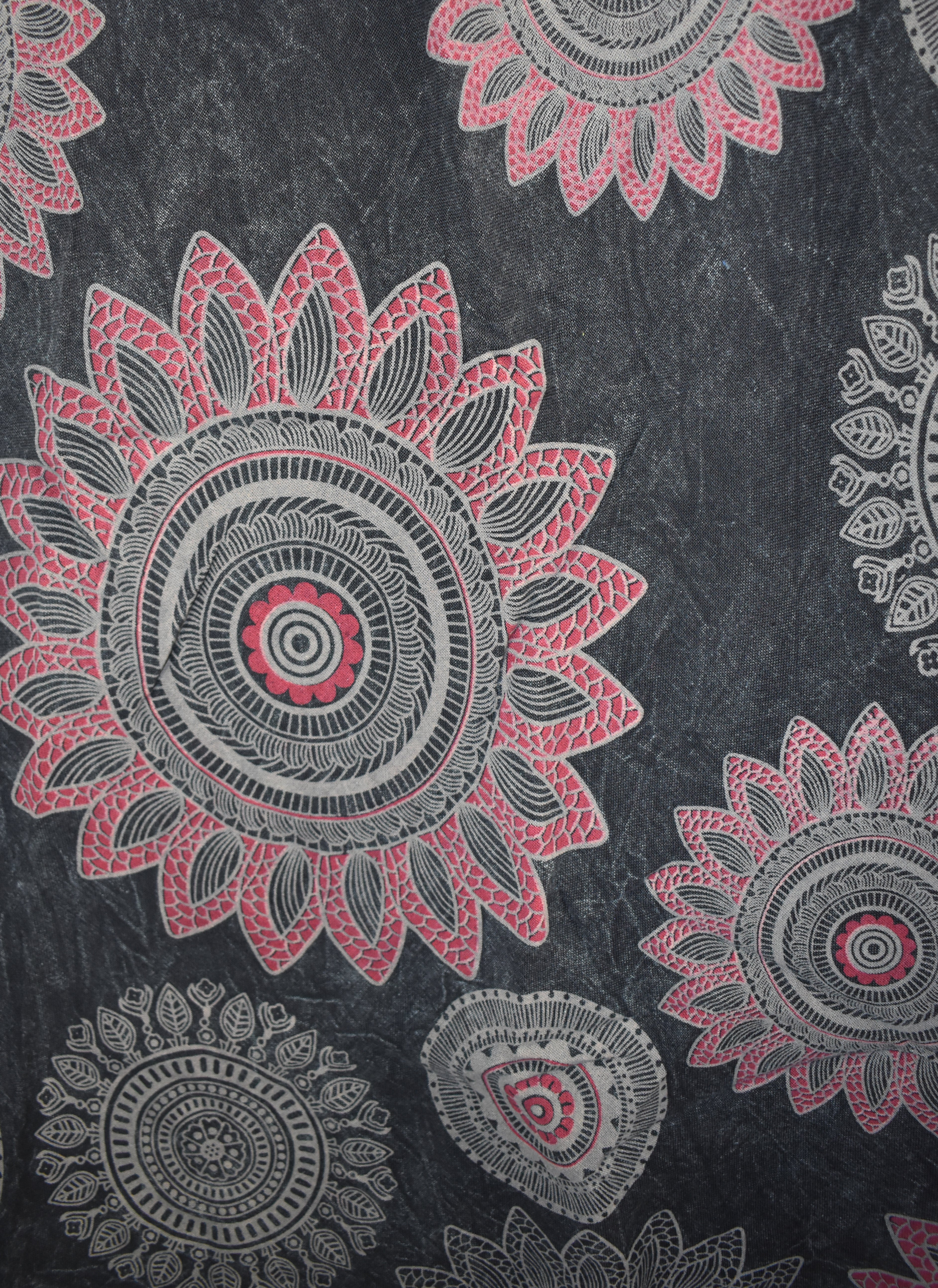 Circle Mandala Print Skirt