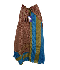 Sari Silk Wrap Skirt 2XL 72"