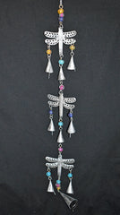 Long Hanging Silver Dragonfly