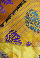 Knee Length Sari Silk Wrap Skirt 60"