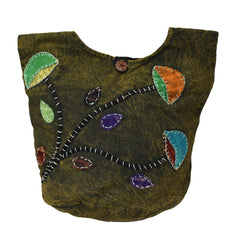 Mushroom Shoulder Monk Bag