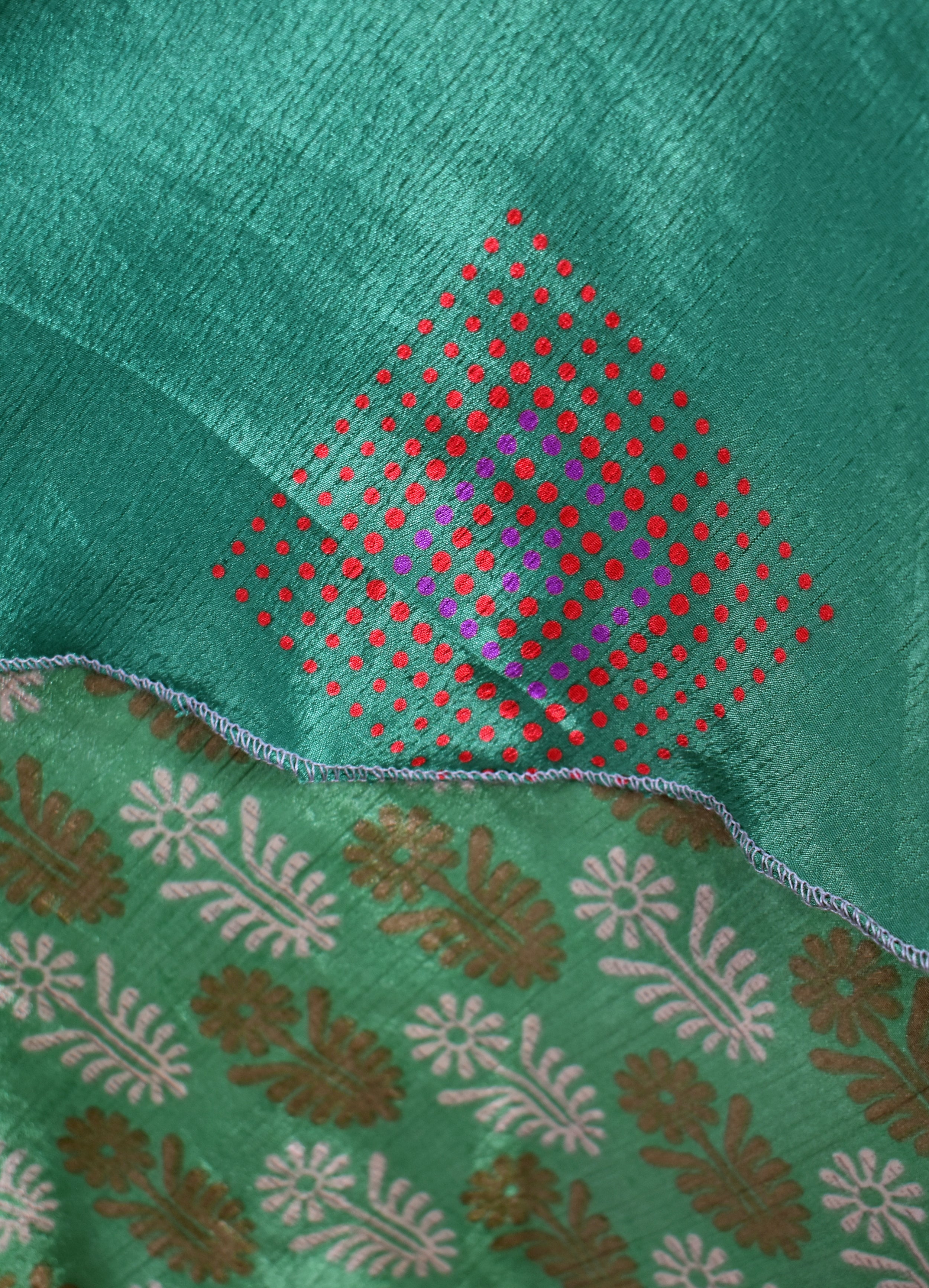 Knee Length Sari Silk Wrap Skirt 60"