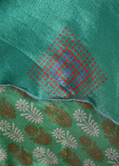 Knee Length Sari Silk Wrap Skirt 60"