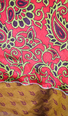 Knee Length Sari Silk Wrap Skirt 60"