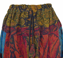 Floral Fleece Harem Trousers