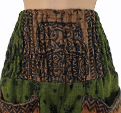 Acrylic Fleece Elephant Harem Trousers