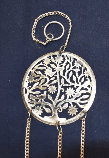 Metal Tree of Life Wall Hanging (Gold)