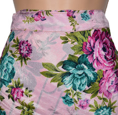 Tea Calf Length Sari Silk Wrap Skirt 70"