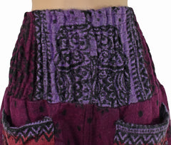 Acrylic Fleece Elephant Harem Trousers