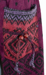 Acrylic Fleece Elephant Harem Trousers