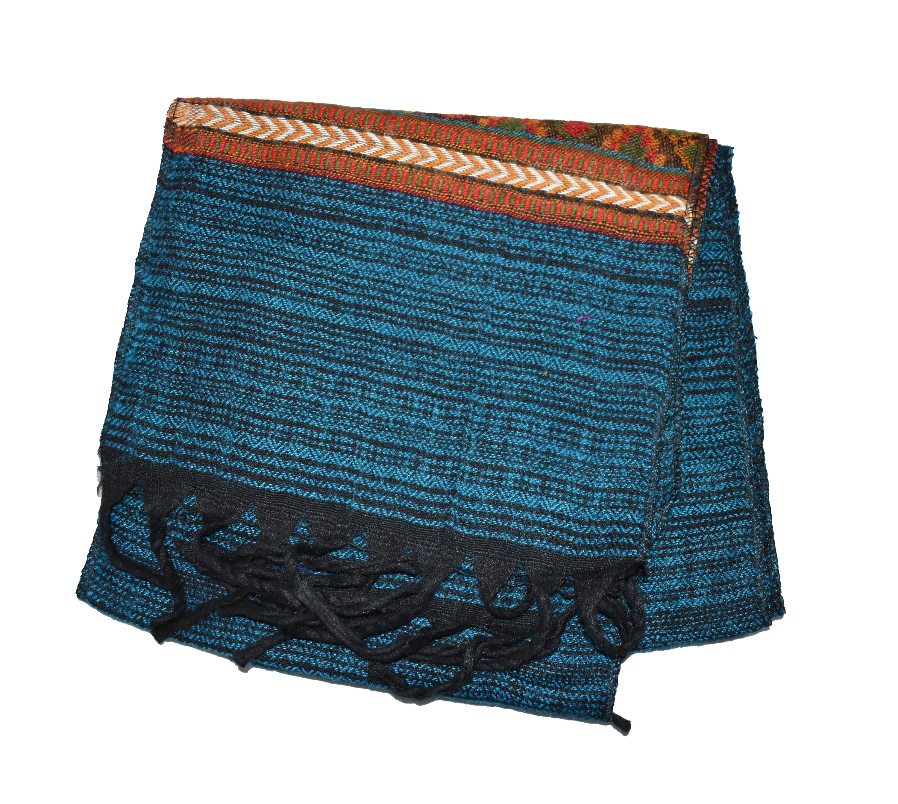 Blended Striped Fleece Scarf