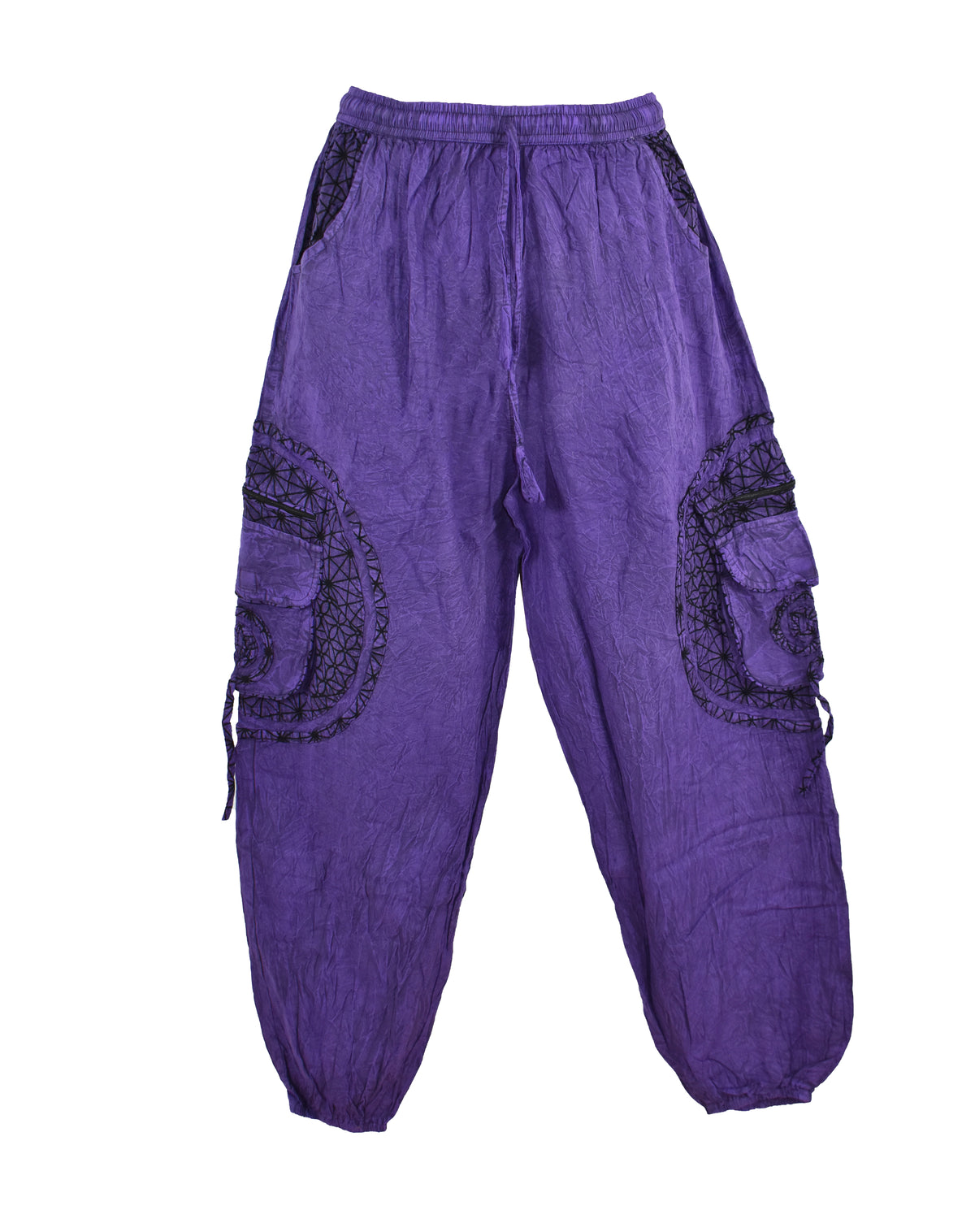 Geometric Print Harem Trousers