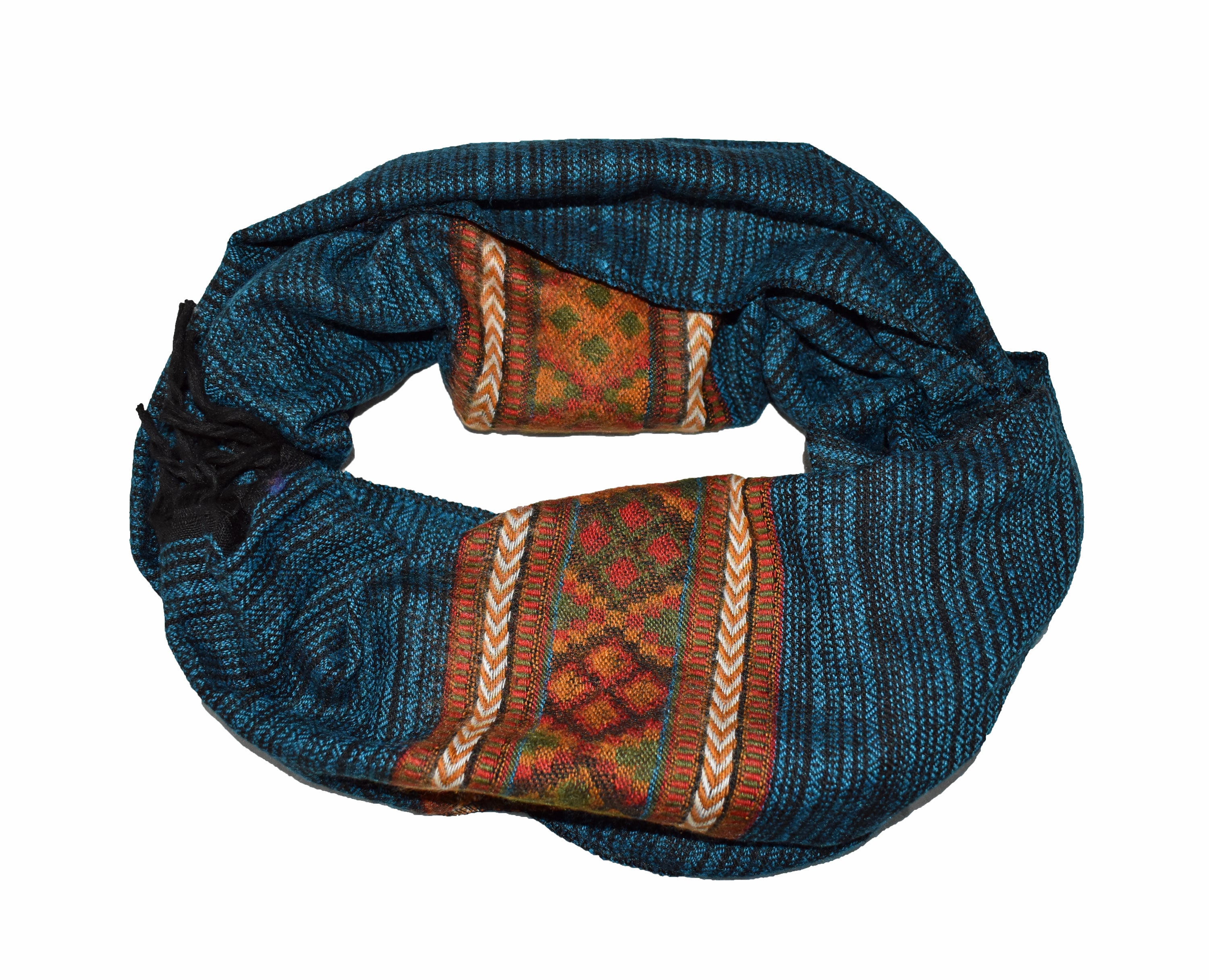 Blended Striped Fleece Scarf