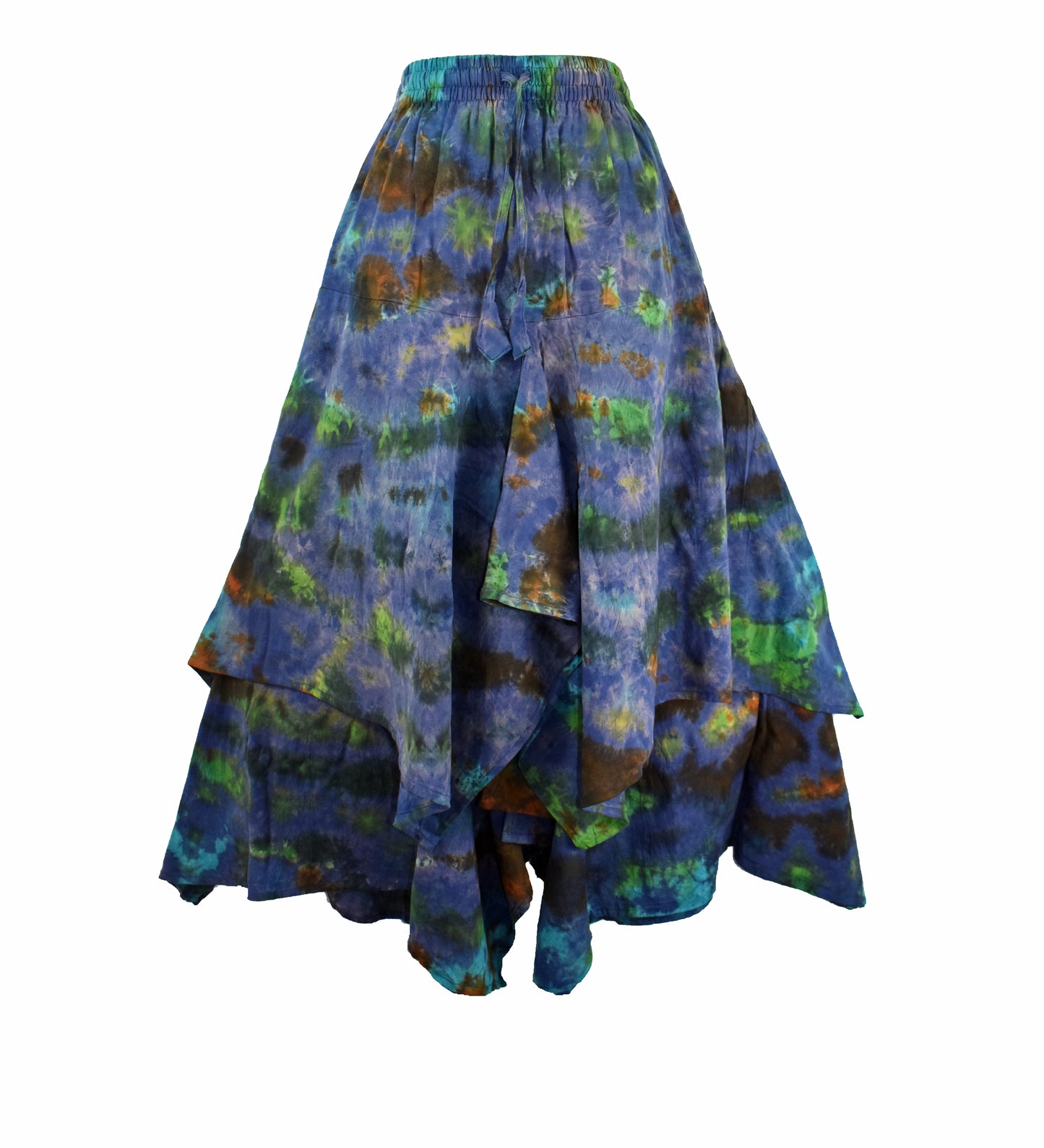 Tie Dye Pixie Hem Skirt