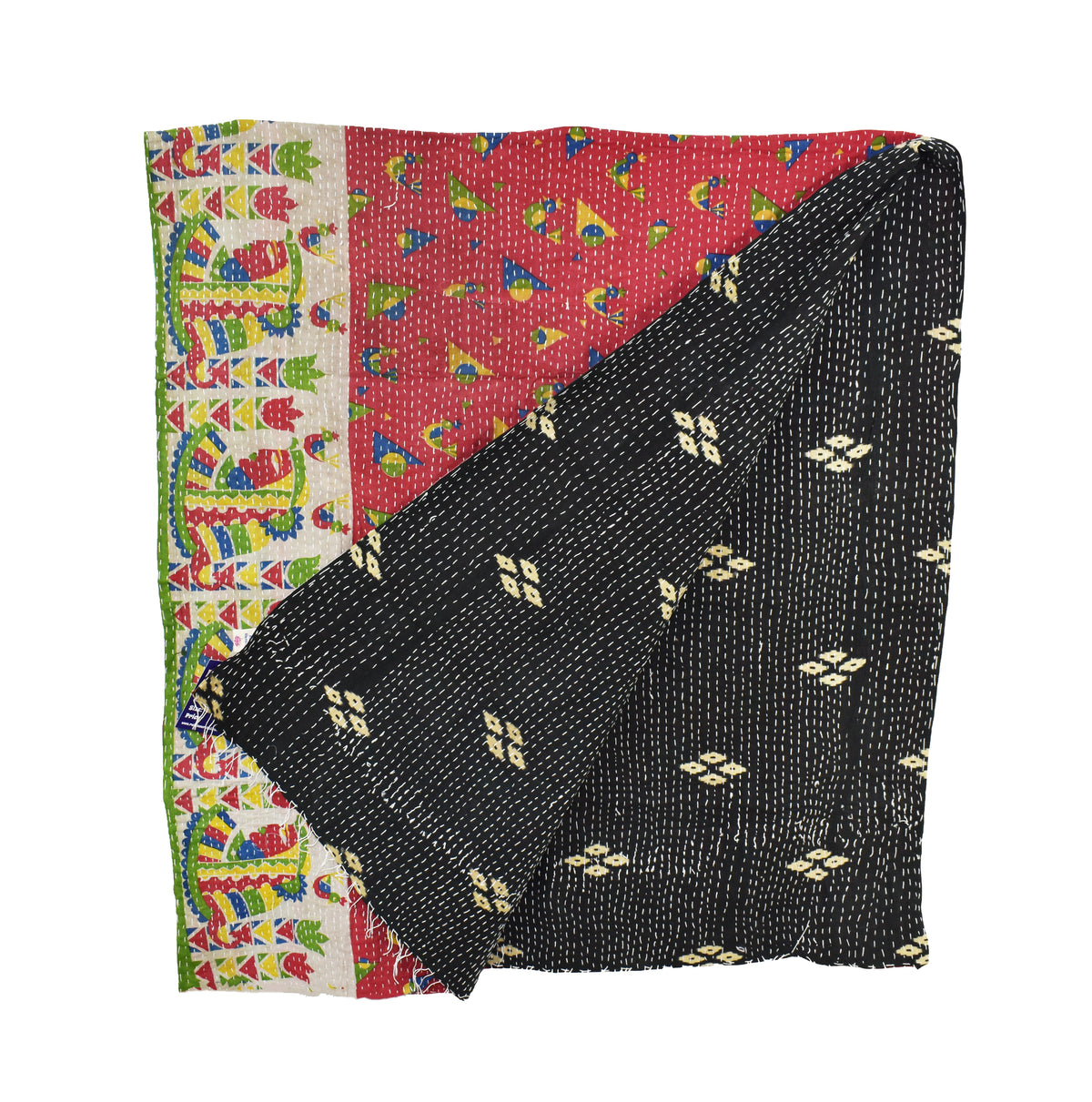 Kantha Cotton Throw