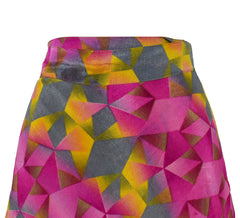 Long Sari Silk Wrap Skirt S 44"