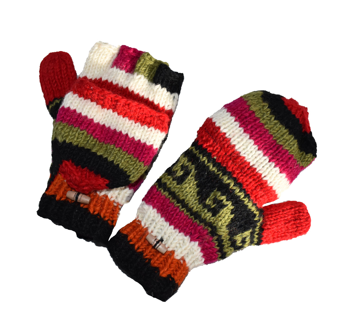 Knitted Wool Lined Hunter Gloves