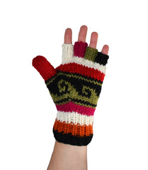 Knitted Wool Lined Hunter Gloves