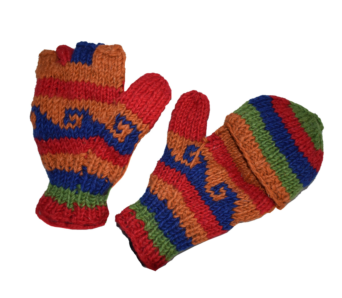 Knitted Wool Lined Hunter Gloves