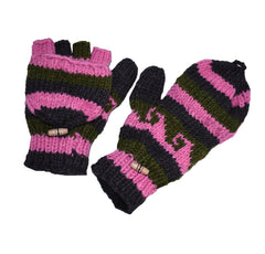 Knitted Wool Lined Hunter Gloves