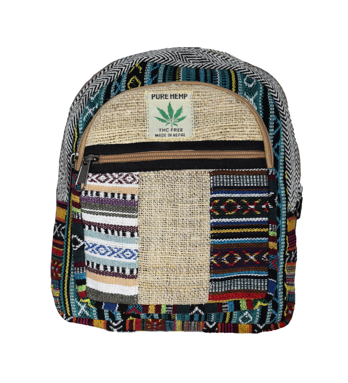 Small Hemp & Cotton Back Pack