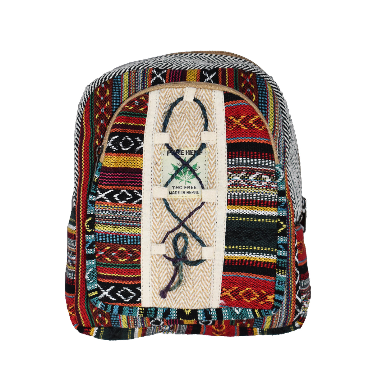 Small Hemp & Cotton Back Pack