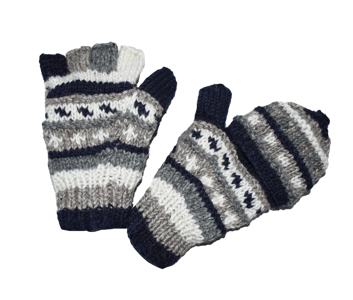 Knitted Wool Lined Hunter Gloves