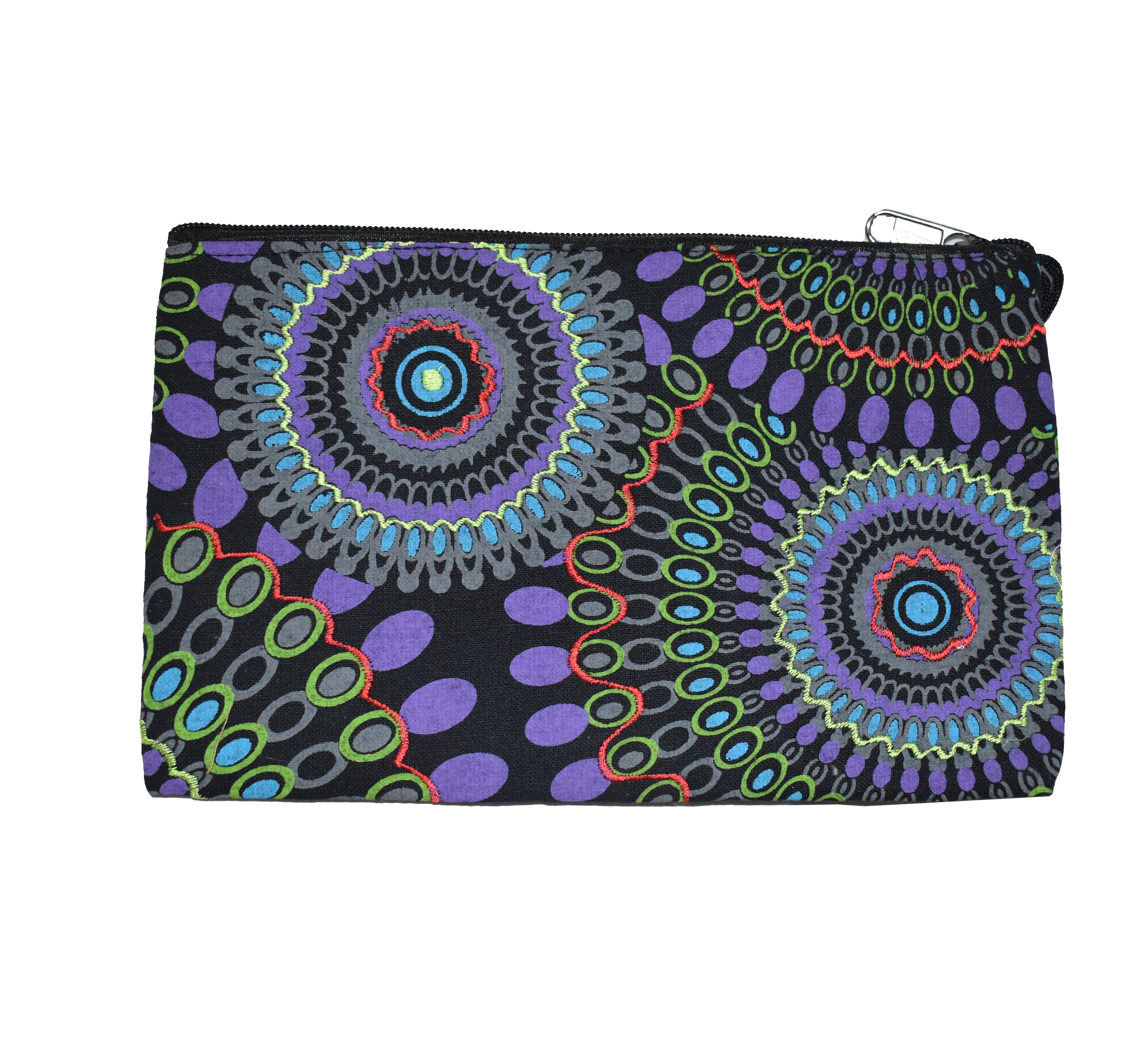 Large Printed Cotton Purse Pencil Case
