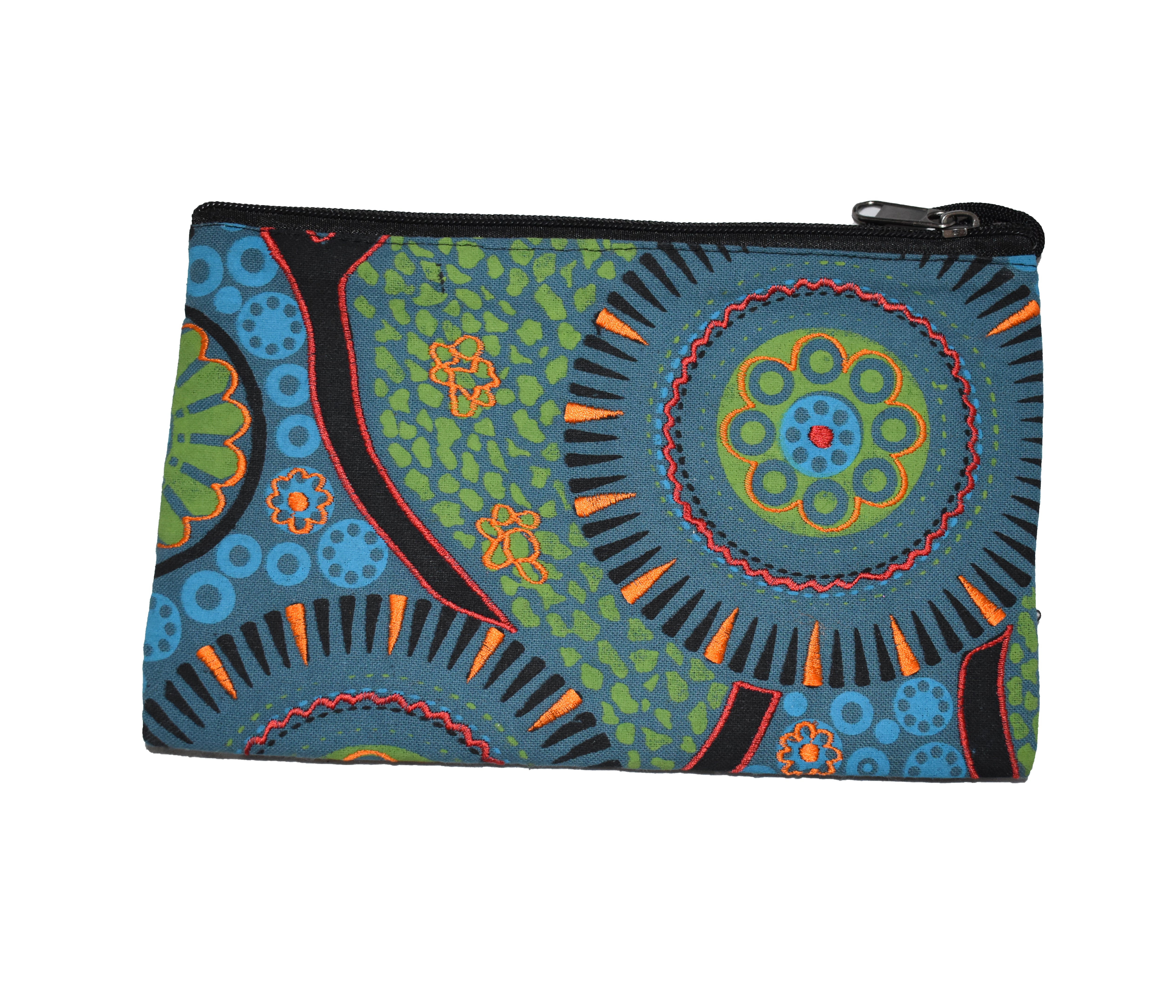 Large Printed Cotton Purse Pencil Case