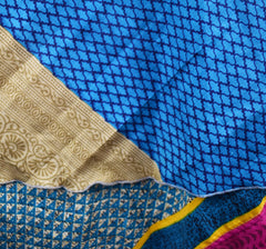 Sari Silk Wrap Skirt XL 66"