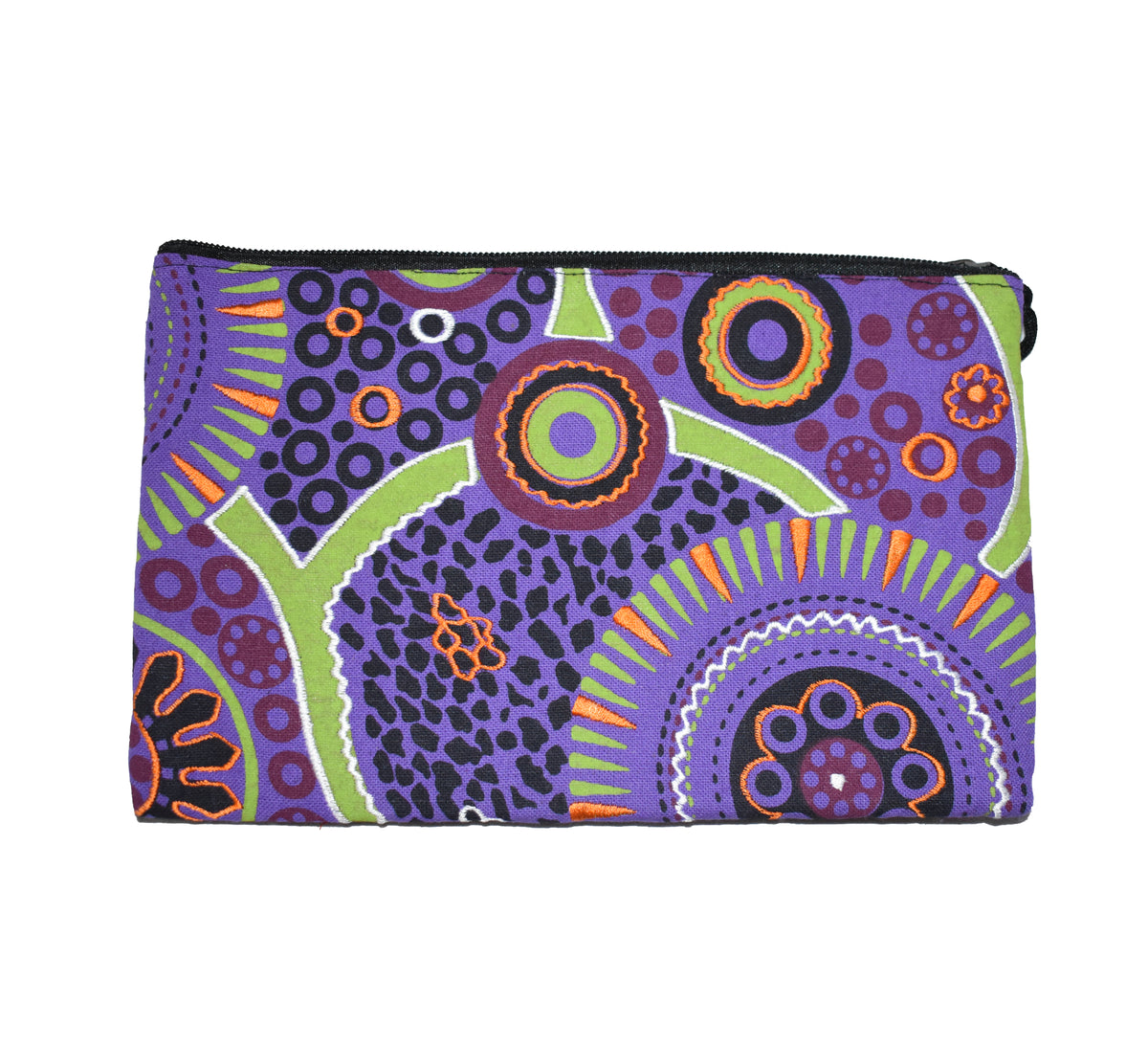 Large Printed Cotton Purse Pencil Case