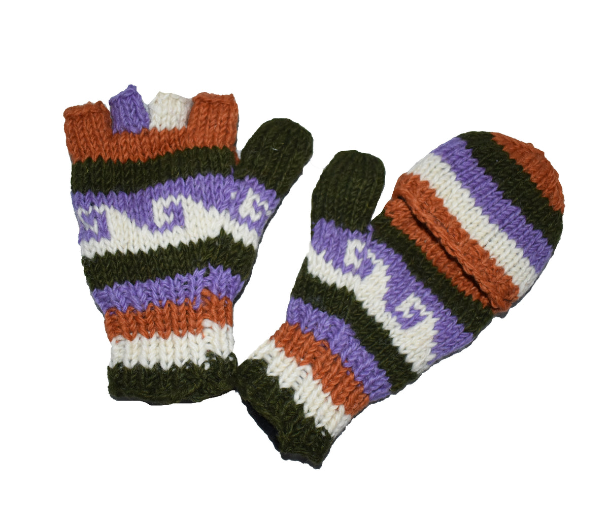 Knitted Wool Lined Hunter Gloves