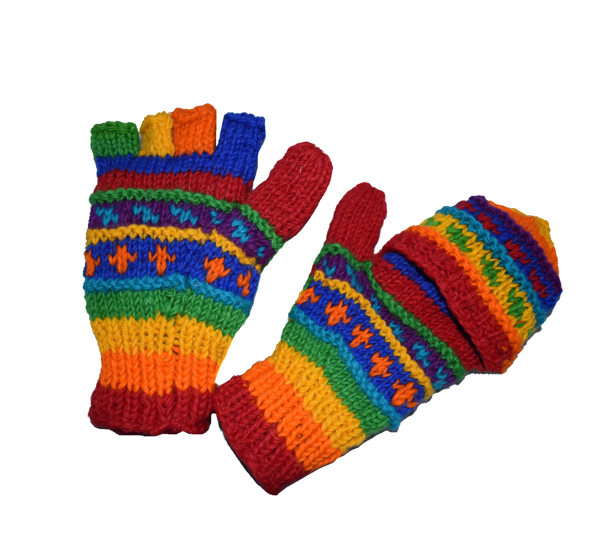 Knitted Wool Lined Hunter Gloves