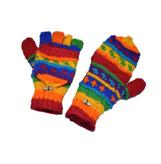 Knitted Wool Lined Hunter Gloves