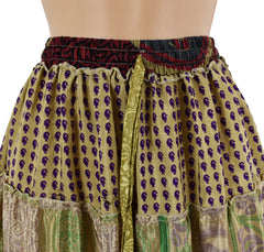 Tiered Silk Dancing Skirt