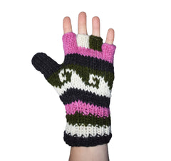 Knitted Wool Lined Hunter Gloves