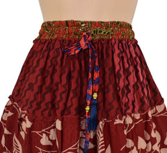 Tiered Silk Dancing Skirt