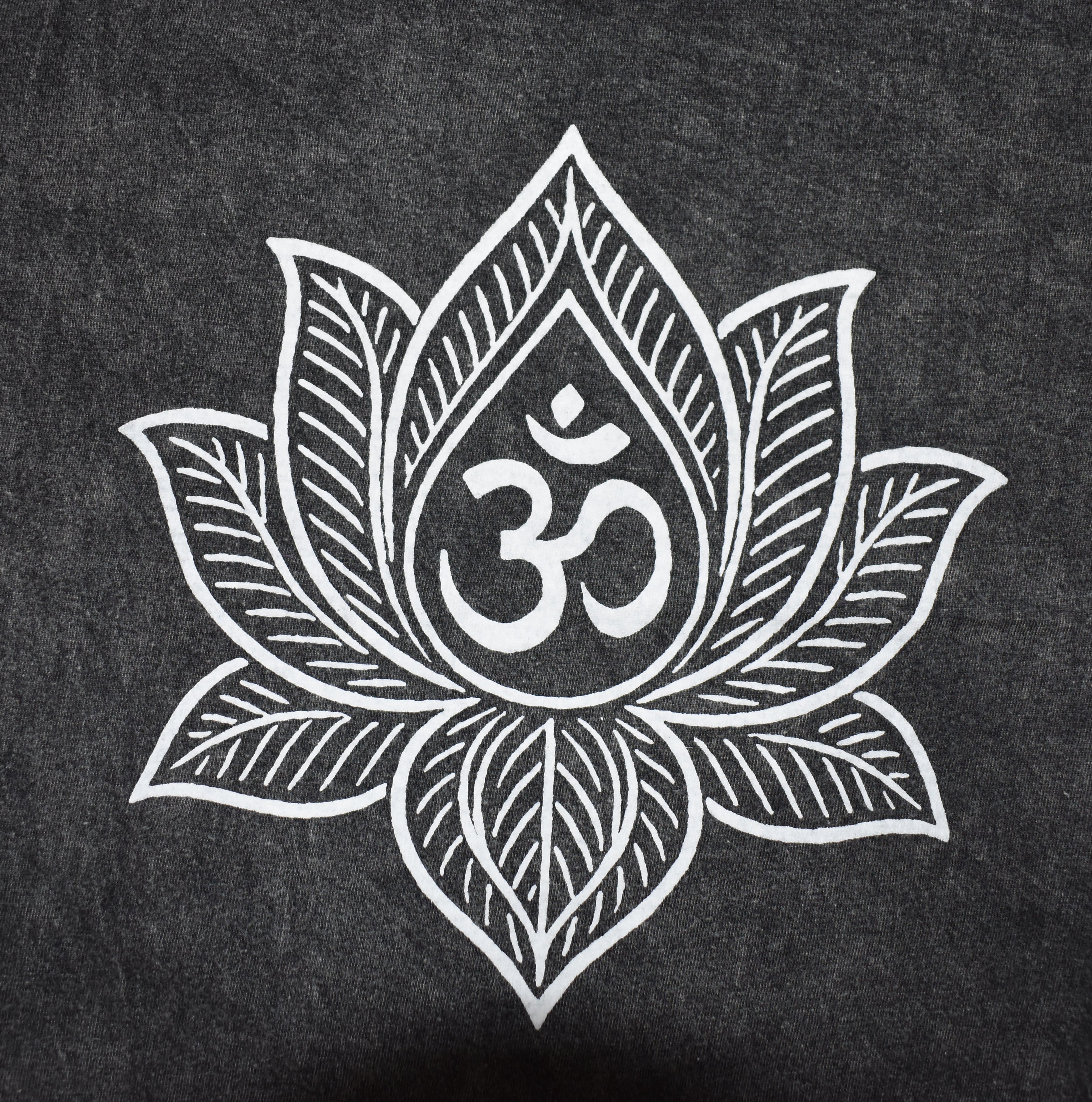 Lotus Print T Shirt Top