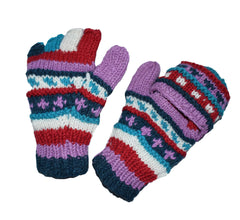 Knitted Wool Lined Hunter Gloves