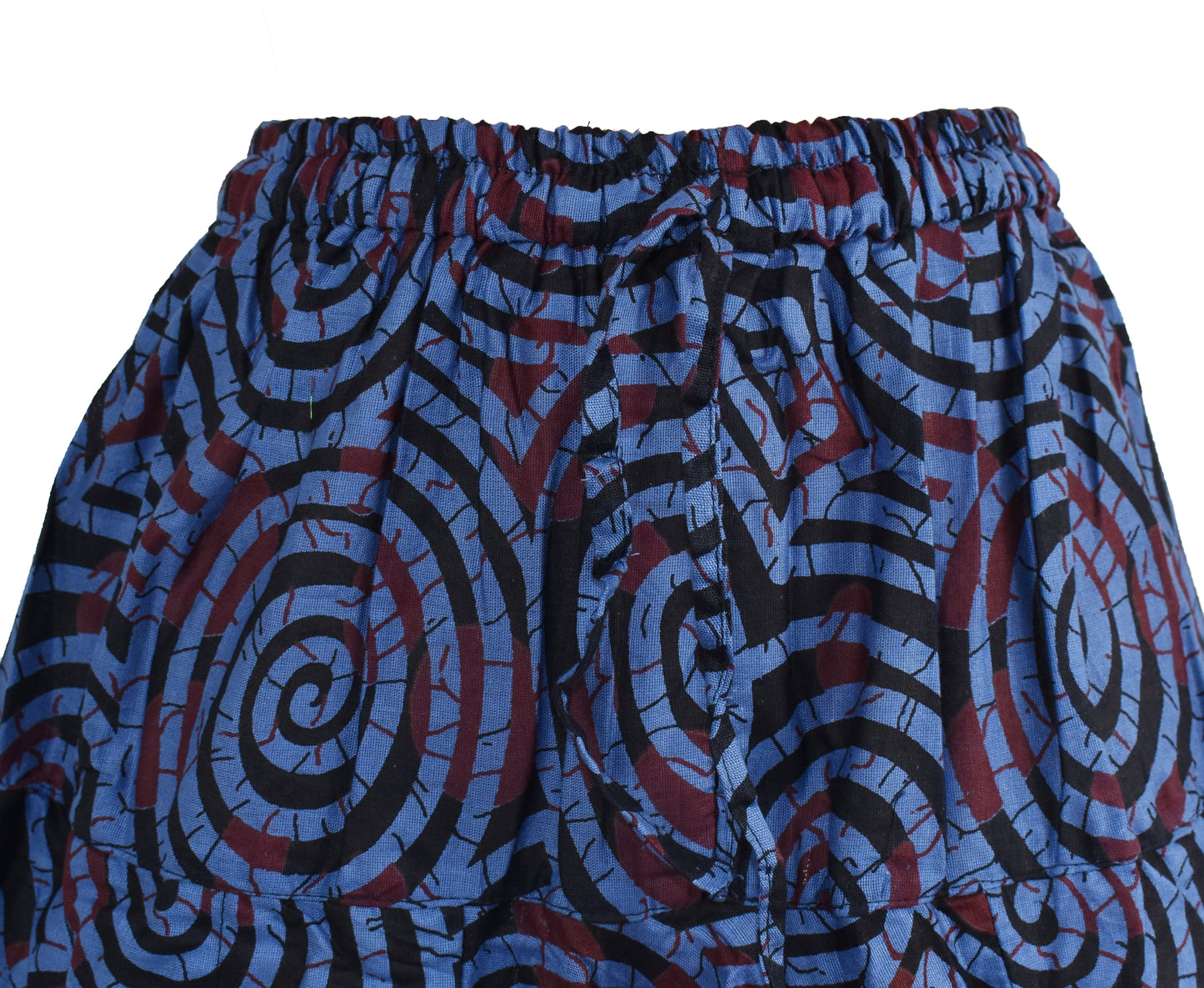 Jalebi Print Cotton Afghani Harem Trousers