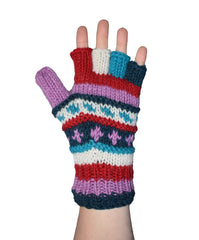 Knitted Wool Lined Hunter Gloves