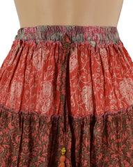 Tiered Silk Dancing Skirt