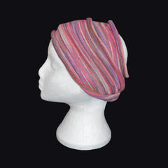 Long Double Striped Cotton Hair Band