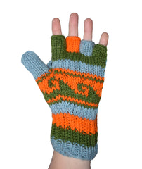Knitted Wool Lined Hunter Gloves