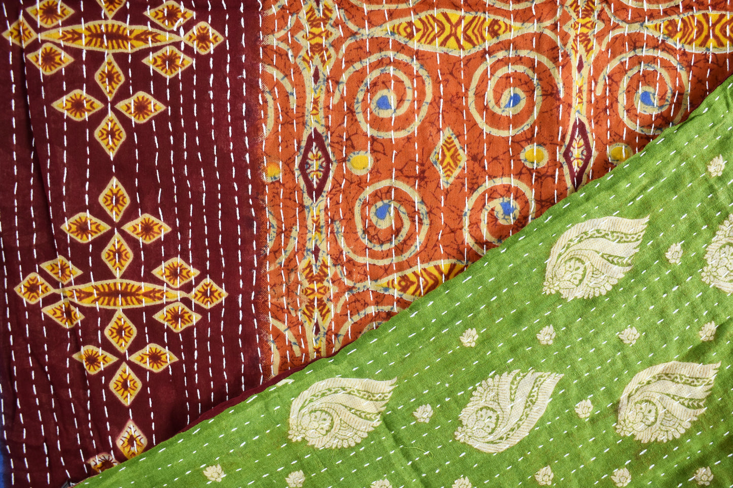 Kantha Cotton Throw