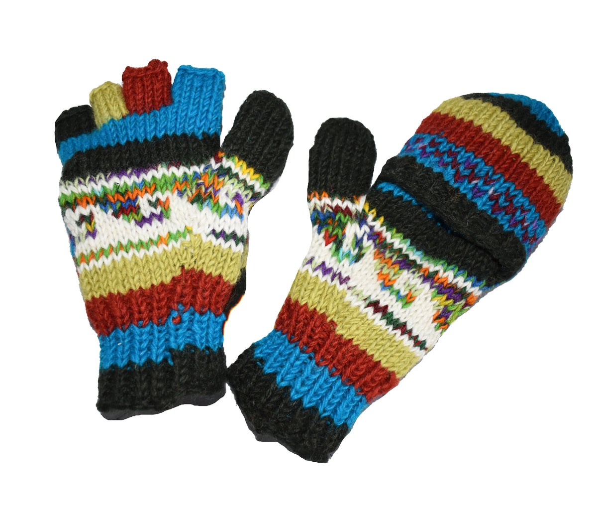 Knitted Wool Lined Hunter Gloves