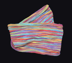 Long Double Striped Cotton Hair Band