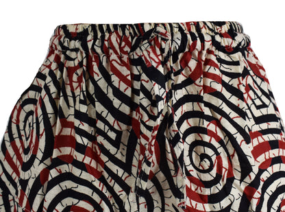 Jalebi Print Cotton Afghani Harem Trousers