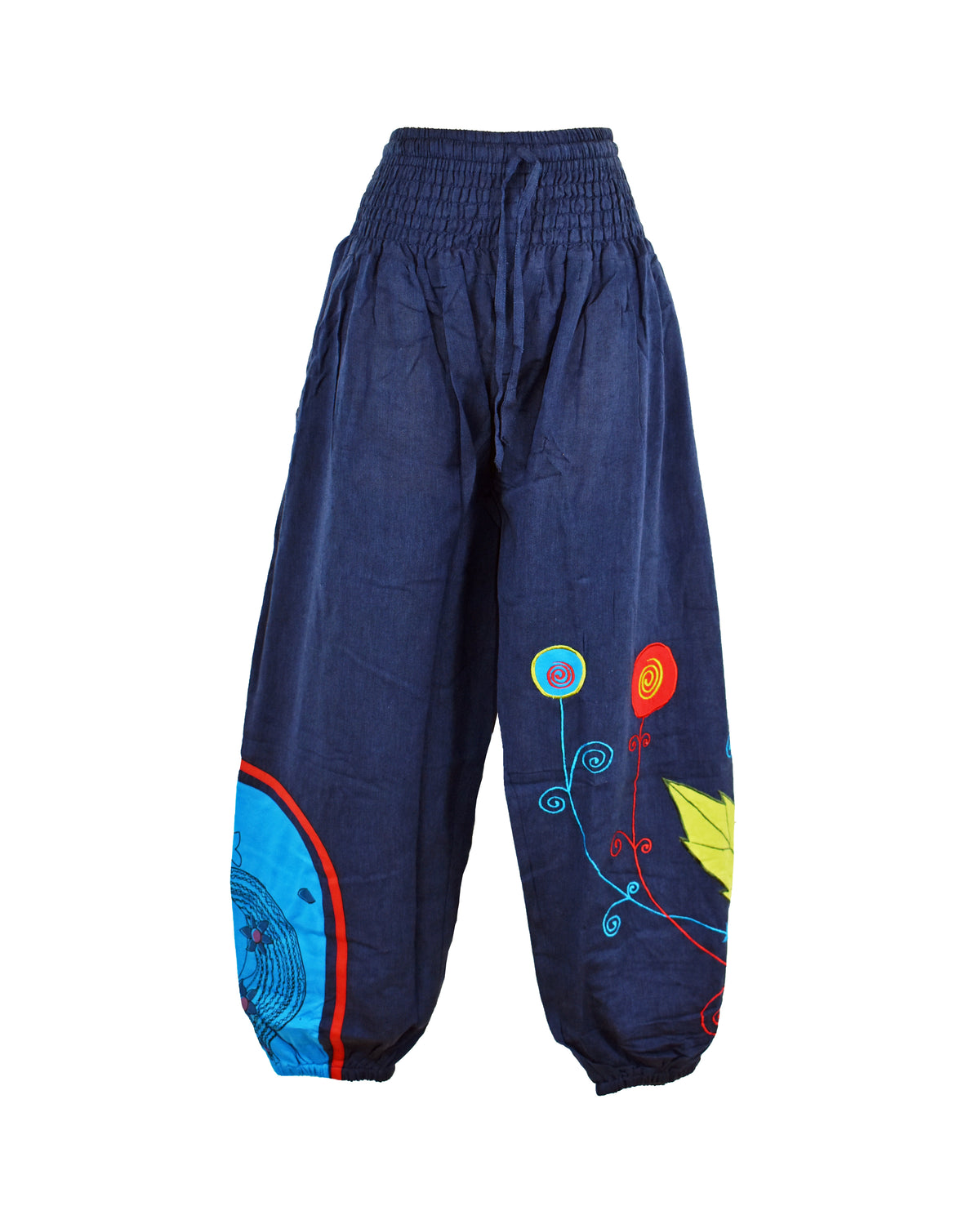 Hippy Flower Pattern Cotton "Hannah" Trousers